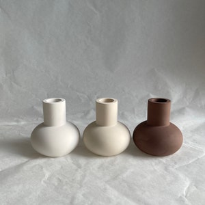 PEAR Candleholder Vase - Candle holder round - Candleholder - Holder stick candles - Decoration - Gift ideas - Rod candle holder pear shape