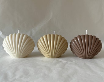 SHELL Candle - VEGAN - Muschel Kerze - Home Inspo - Handmade Candles - aesthetic - Dekoration - Geschenkidee - Inspiration - minimal Kerzen