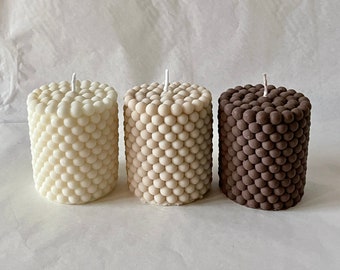 Bougie PERLE - VEGAN - bougie perle - bougie bulle - inspiration - idées déco - esthétique - cadeau - bougies déco - idée cadeau