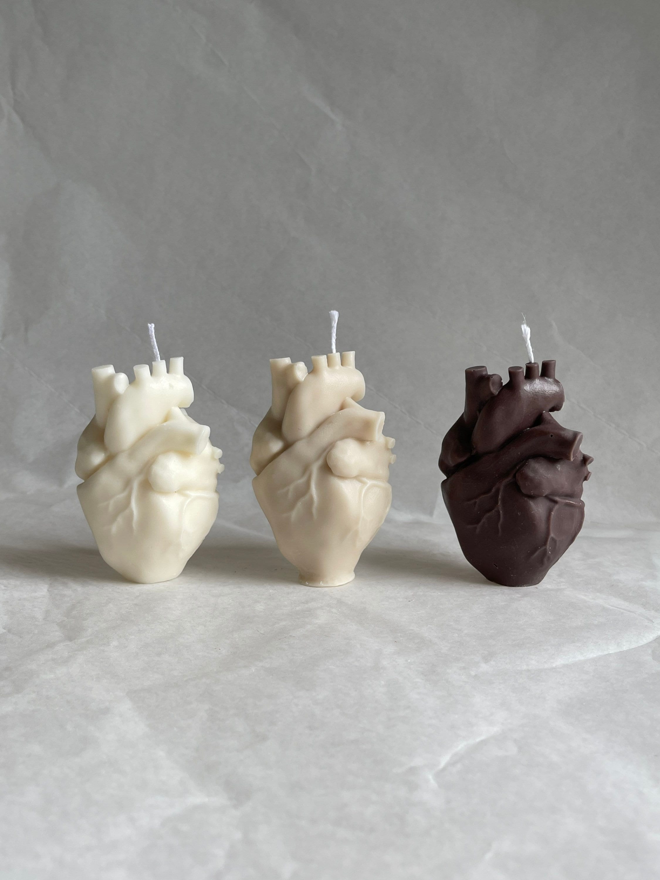 3d heart candle mold acrylic plastic