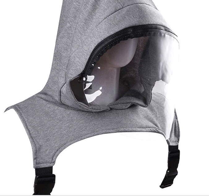 Fully Covered Hooded Face Mask for Kids Fully Covered Face Etsy