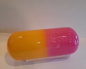 Custom 10-Inch Resin Pill Sculpture - Pop Art Decor