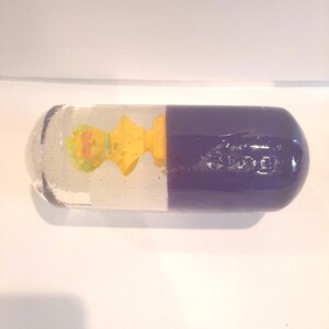 Pop-Art 6 inch bust resin pill resin pill custom pill pharmacy handmade art pill capsule art pill