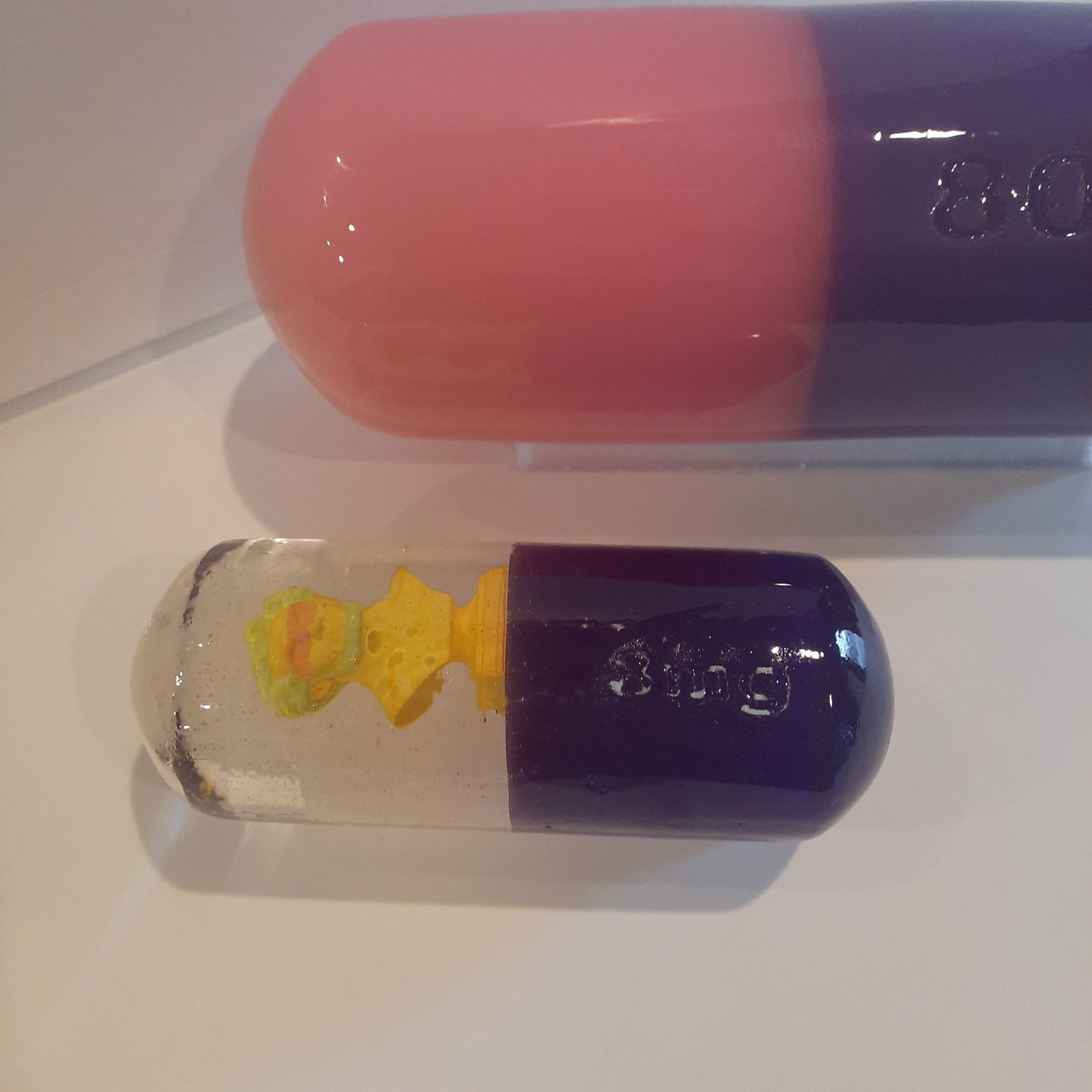 PopArt resin pill resin pill custom pill pharmacy handmade Etsy