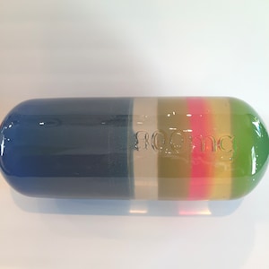 Pop-Art 18 inch resin pill jumbo resin pill custom pill pharmacy handmade art pill capsule giant pill