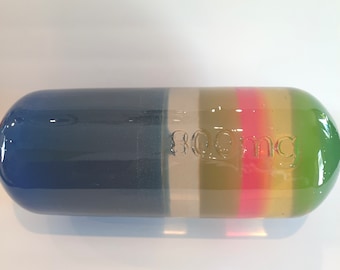 Giant Resin Pill Sculpture, 18-inch Handmade Pop Art