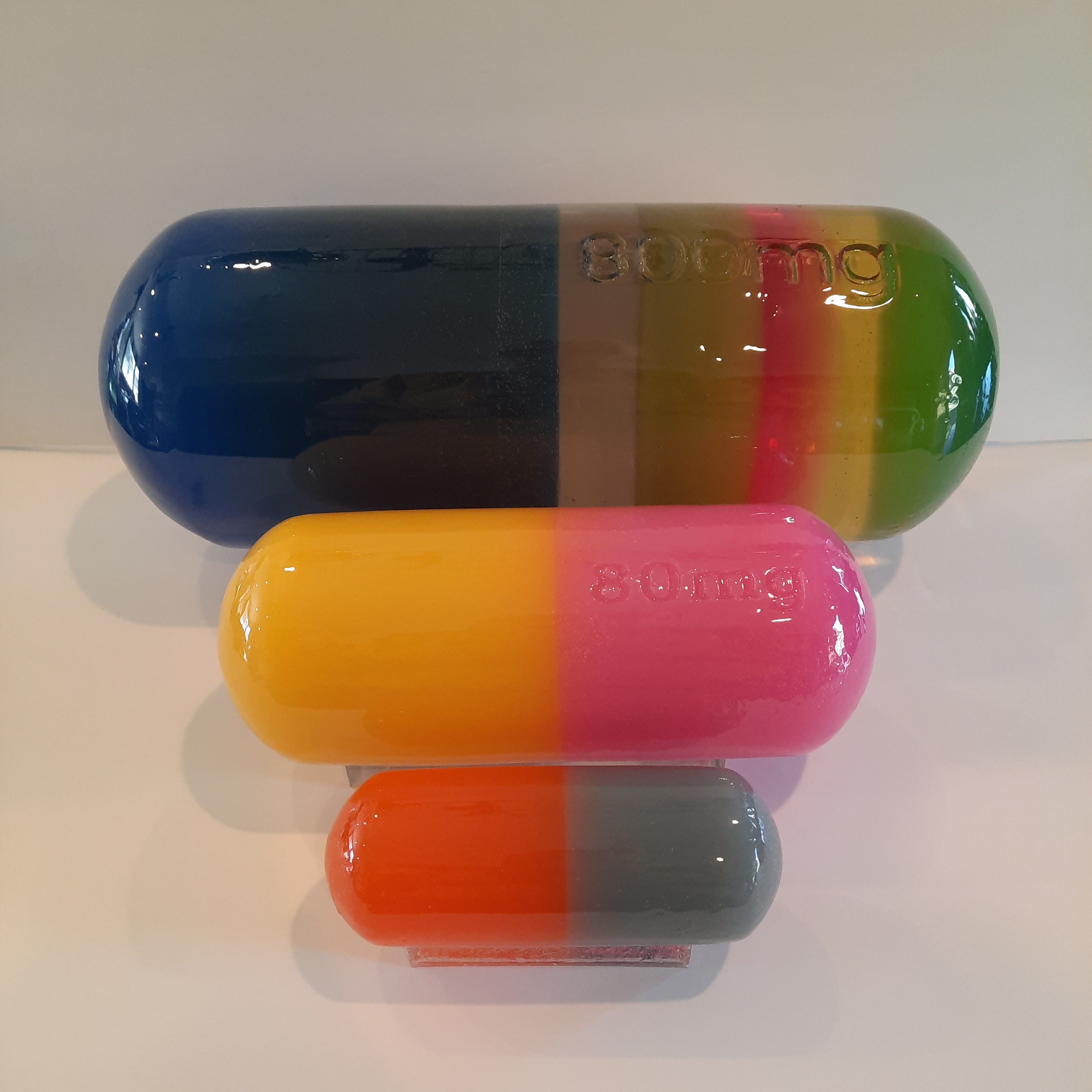 PopArt resin pill resin pill custom pill pharmacy handmade Etsy