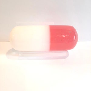 Pop-Art 6 inch resin pill resin pill custom pill pharmacy handmade art pill capsule art pill