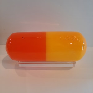 Pop-Art 6 inch resin pill resin pill custom pill pharmacy handmade art pill capsule art pill