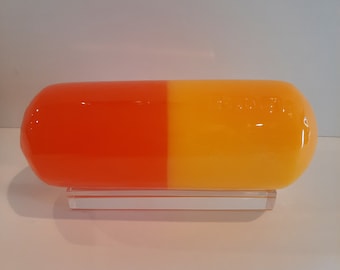 Pop-Art Resin Pill Sculpture, Custom Pharmacy Decor (6 inch)
