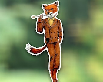 Fantastic Mr Fox Inspired Design | Waterproof Vinyl Sticker