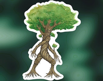 Ent | Tolkien Inspired Art | Waterproof Vinyl Sticker | Clear Waterproof Vinyl Sticker