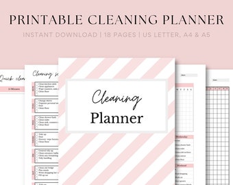 Happy Planner Pages, Spring Cleaning Checklist, Weekly Chores Chart ...