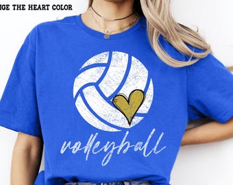Vintage Volleyball Mom PNG: Złoty wzór serca (pobranie cyfrowe, plik DTF)
