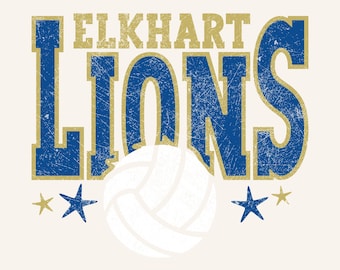 Custom Team Volleyball Mascot PNG: Digital Download for DTF