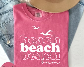 Beach Bum PNG: Summer DTF Design (Digital Download)