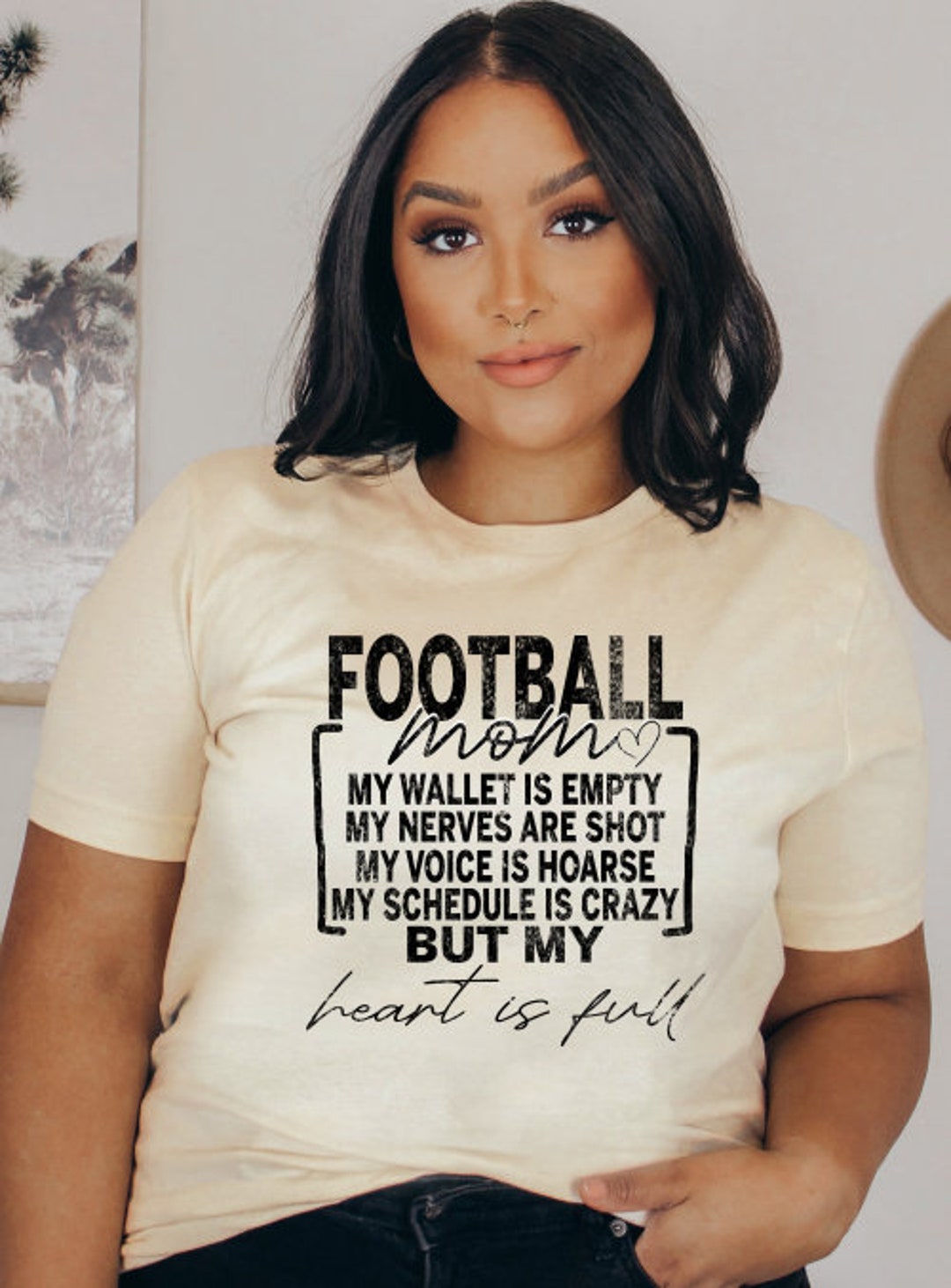 Football Mom My Wallet is Empty, Football Mom My Heart is Full