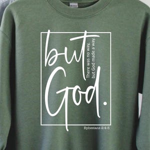 But God PNG: Christian Inspirational Quote (Digital Download)