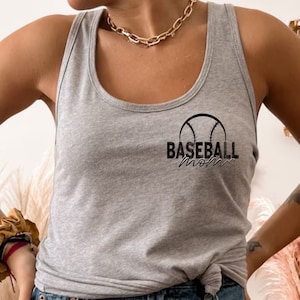 Mamá de béisbol tamaño bolsillo y espalda, Mamá de béisbol Mi corazón está lleno, Mamá de béisbol angustiada, Descarga digital, Archivo PNG, Descarga imprimible