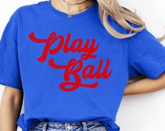 Retro Play Ball PNG: Zdenerwowany projekt mamy grającej w softball (pobranie cyfrowe)