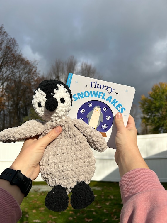 Peppy the Penguin, Baby Lovey, Baby Snuggler, Baby Shower Gift