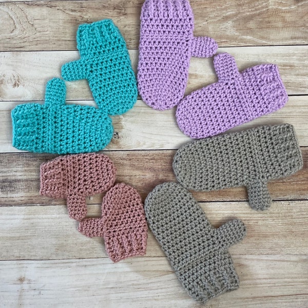 PATTERN Toddlers Mittens Childrens Mittens Youth Mittens Tween Mittens Crochet Mittens Handmade mittens Mitten Pattern