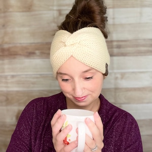 Headwrap | Messy Bun Hat | | Headband | Winter Headband | Earwarmer