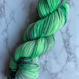 For the Luck, hand-dyed yarn, hand-dyed wool, indie dyed yarn, dyed yarn, superwash merino wool, handdyed wool, 100% sw merino, luxury wool