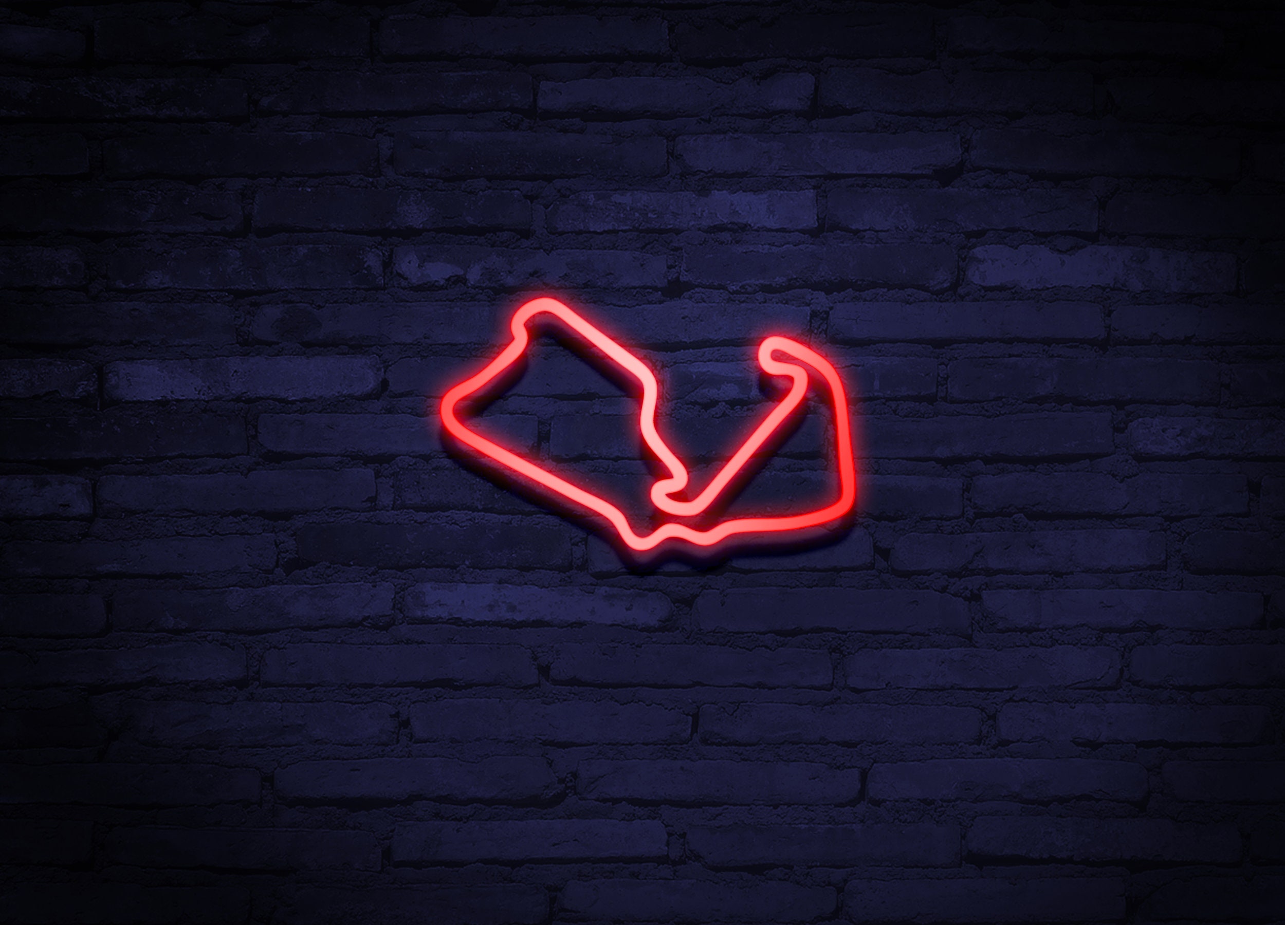 Neon F1 Monaco Track Sign Gift For Him Grand Prix Formula | Etsy