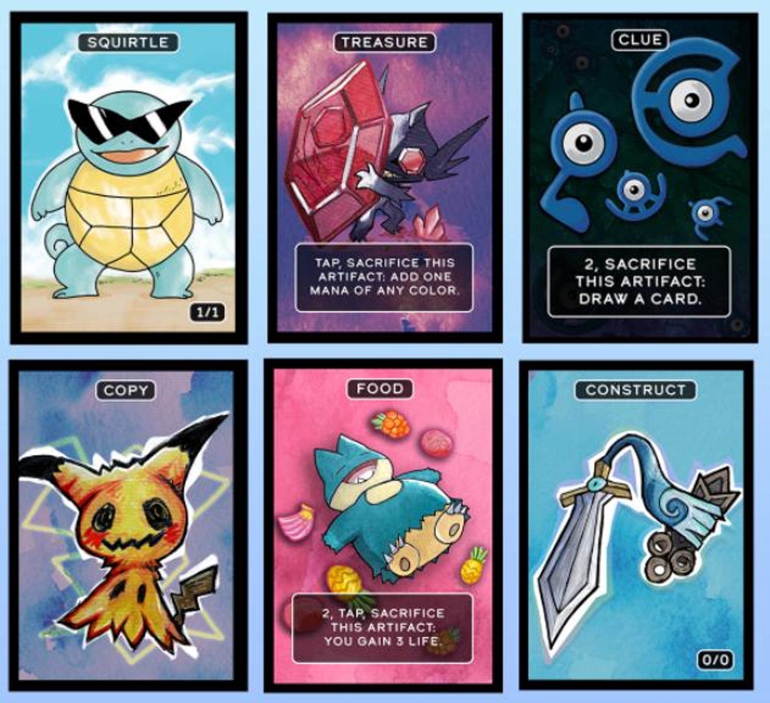 Pokemon Token Transparency Pokemon Token Bundle! Foil or Non-foil! MTG Accessories - Etsy