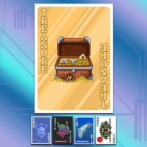 FICHA DE TESOURO! Inspirado em 8 bits e Balatro!