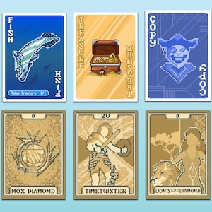 PIXEL ART TOKEN! 10er Set. Magic the Gathering Accessoires, Balatro und 8-bit Pixel Art inspiriert!