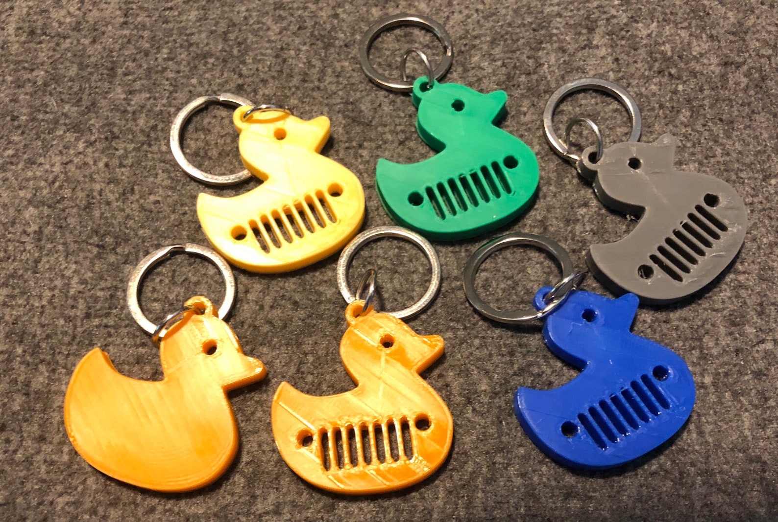 Duck Keychain Etsy