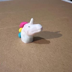 Unicorn toothpaste topper