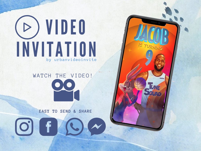 Space Jam: A New Legacy Invitation Space Jam Video image 0