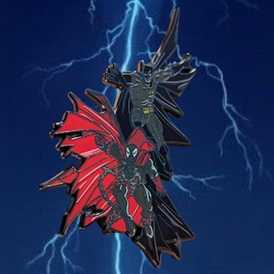 Dark Knight & HellSpawn Pin