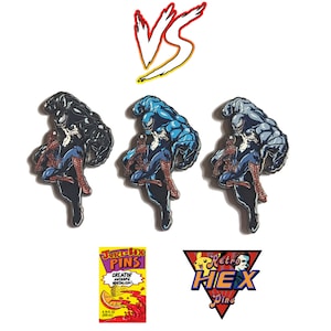 Wall Crawler vs Symbiote Pin
