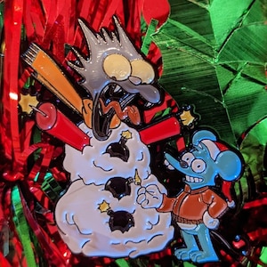 Pin especial de vacaciones de Itchy & Scratchy