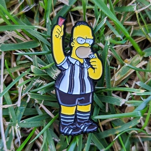 Red Card Homer Pin
