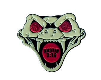 Texas Rattlesnake Logo Pin
