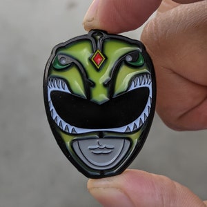 Green Ranger Helmet Pin