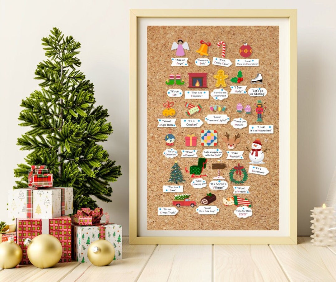 Digital Gestalt Language Processing Christmas Alphabet Chart - Etsy
