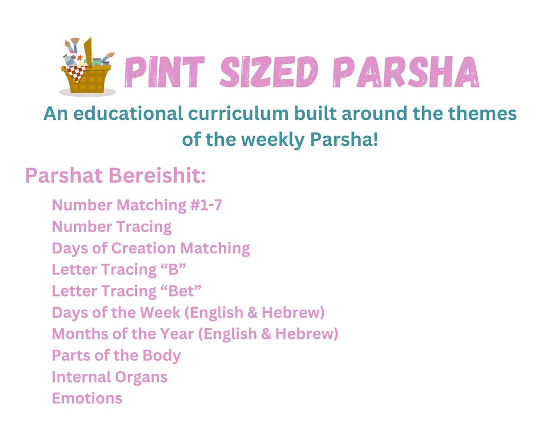 Parsha Worksheets Educational Resources Jewish Education Etsy