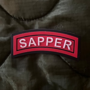 3" Sapper Tab PVC patch