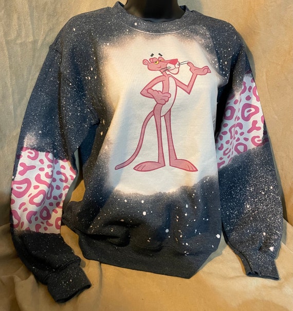 Bleached Sweater pink Panther - Etsy
