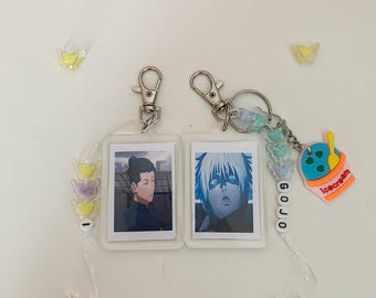 Geto foto nyckelringar/ jujutsu kaisen anpassade nyckelringar