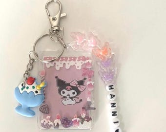 Customizable Sanrio keychains! / double sided photo keychains