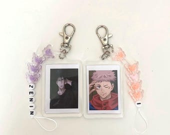 Fushiguro and Yuji matching keychains/ jujutsu kaisen custom keychains