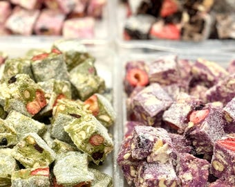 Snowflake Crisps Traditional Asian Nougat Cookies | Assorted Flavors | Individually packed