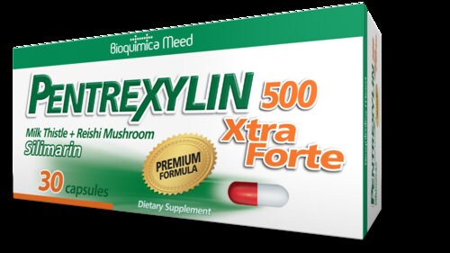 PENTREXYLIN 500 XTRA FORTE Milk Thistle + Reishi Mushroom
